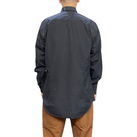 【USED】80'S-90'S MUGLER MEN SNAP BUTTON SHIRT BLACK SIZE:41