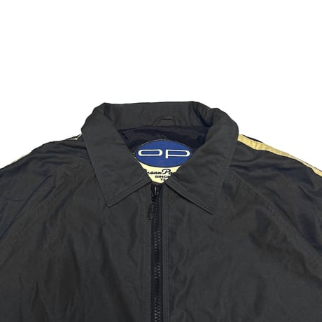 【USED】00's OP Ocean Pacific Track Line Zip-Up Jacket