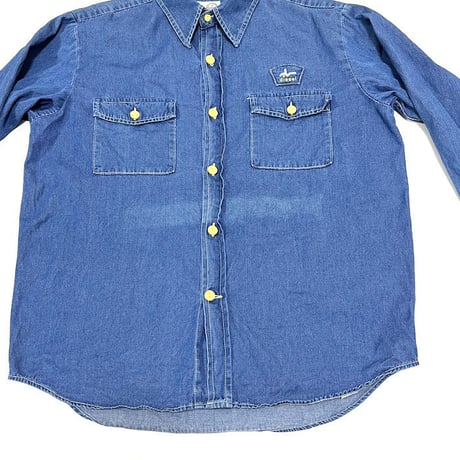 【USED】90'S OLD DIESEL CHAMBRAY SHIRT