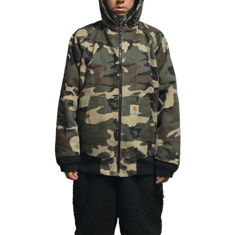 【USED】CARHARTT DACK LAND CAMO HOODED JACKET
