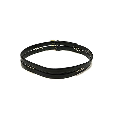 【USED】90s Valentino Garavani DOUBLE BELT