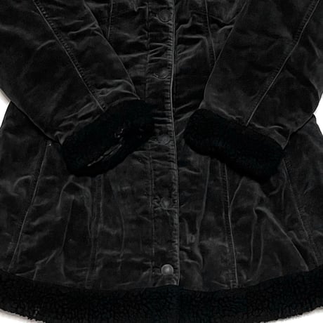 【USED】80's-90's JUNIOR GAULTIER VELVET PEPLUM JACKET COAT