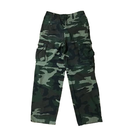 【USED】2-WAY CAMO CARGO PANTS