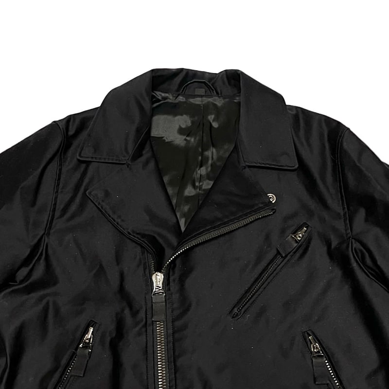 Helmut lang 切替　ライダースジャケット　ブラック 20502712_50688984_1000.jpg