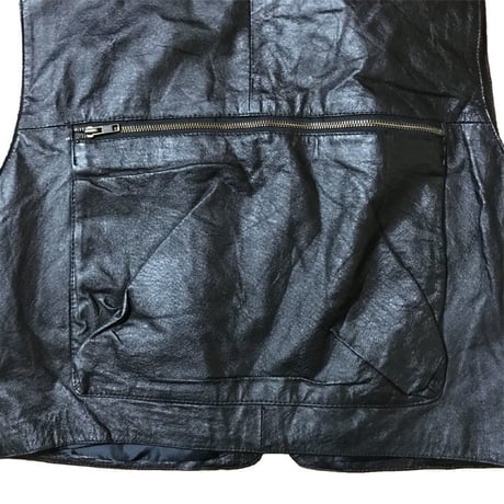 【USED】LEATHER TACTICAL VEST