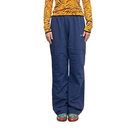 【DEAD STOCK】90's BOOTLEG NIKE FLARE PANTS NAVY