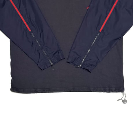【USED】00's adidas Hybrid Layered Hoodie Tech Pullover