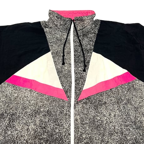 【USED】80's ASICS gel-out SWITCHING NYLON JACKET
