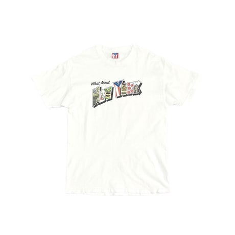 【USED】00'S ANYTHING × AGNES B. WHAT ABOUT NEW YORK T-SHIRT