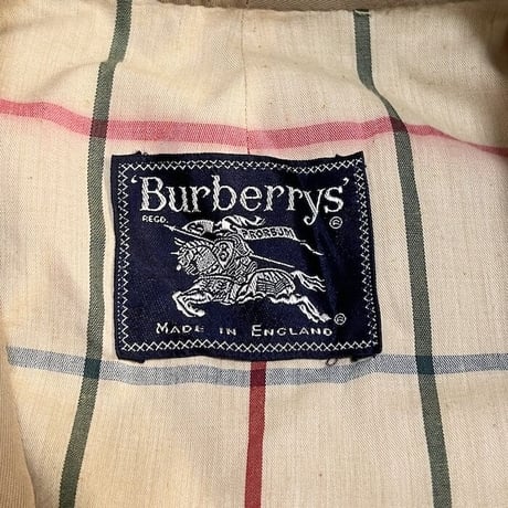 【USED】80'S BURBERRYS ONE PANEL SLEEVE BALMACAAN COAT MADE IN ENGLAND