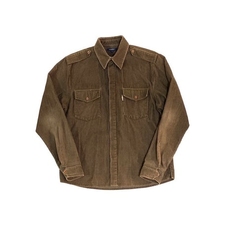 【USED】00'S BURBERRY LONDON CORDUROY SHIRT