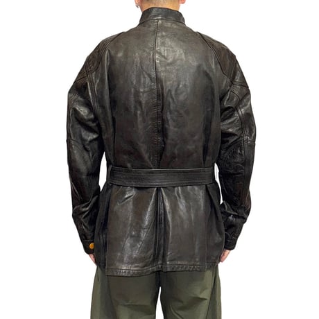 【USED】90's Belstaff PANTHER MOTORCYCLE LEATHER JACKET