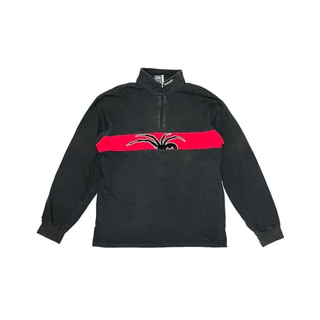 【USED】00's SPYDER HALF ZIP HI-NECK L/S TOP