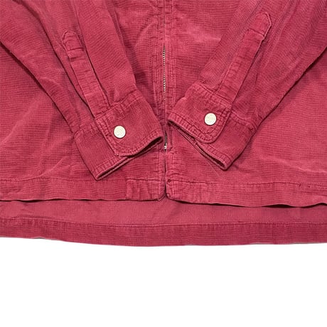 【USED】90'S VINCENZO CORDUROY ZIP SHIRT