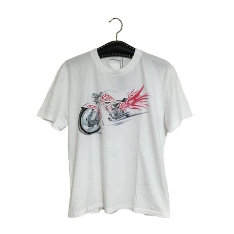 【DEAD STOCK】PRADA FIRE PATTERN HARLEY T-SHIRT