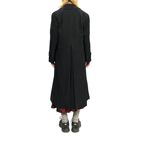【USED】80s Liz Claiborne TRENCH COAT BLACK
