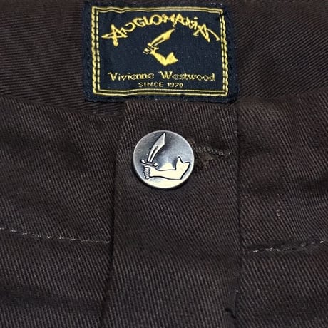 【USED】90'S ANGLOMANIA VIVIENNE WESTWOOD BONDAGE TROUSERS BROWN