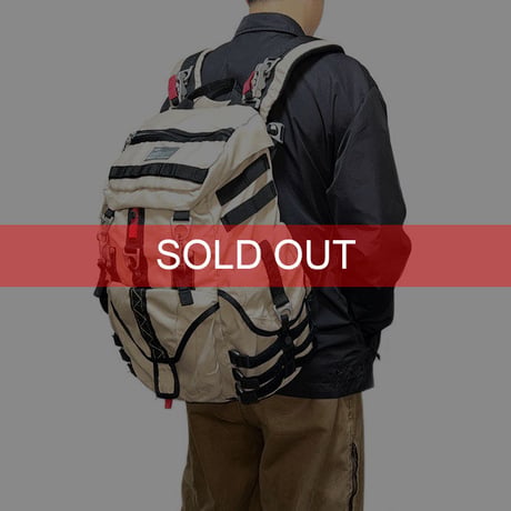【USED】00'S OAKLEY AP 1.0 BACKPACK BEIGE TACTICAL FIELD GEAR MECHANISM PACK