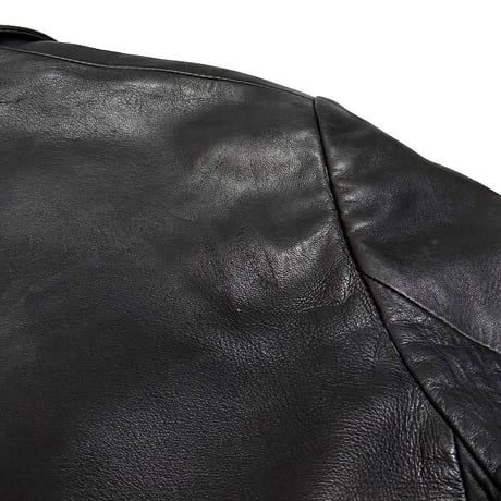 【USED】90's DOLCE & GABBANA VERA PELLE REAL LEATHER 2B JACKET