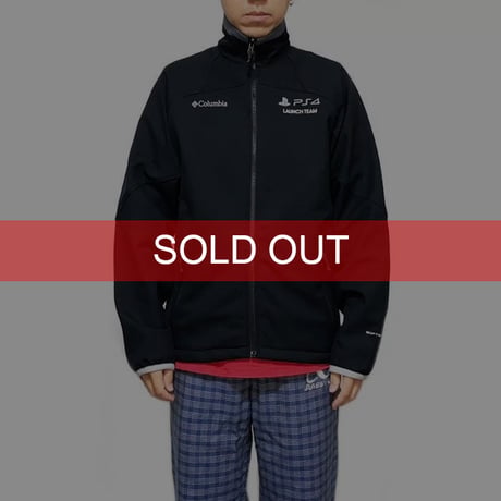 【USED】COLUMBIA SOFTSHELL JACKET MADE FOR PS4 LAUNCH TEAM