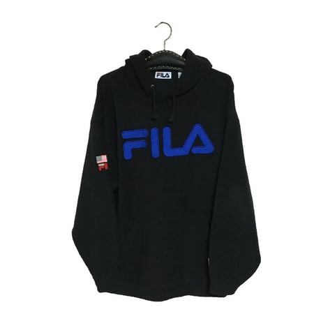 【USED】90'S  FILA FLEECE HOODIE