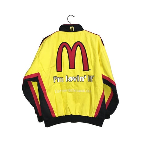 【DEAD STOCK】NASCAR RACING JACKET "MCDONALD'S"