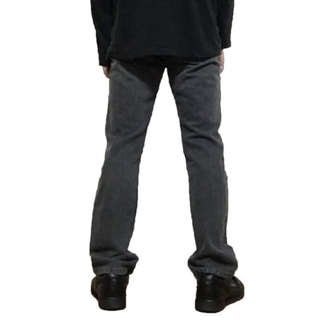 【USED】90'S POLO JEANS BLACK DENIM PANTS