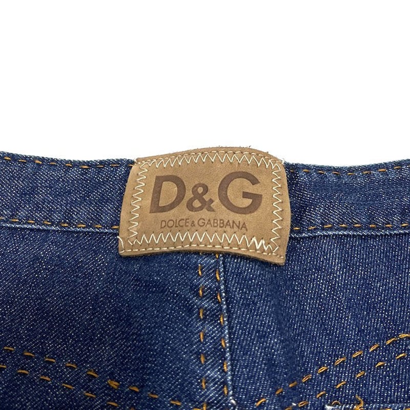 USED】90'S-00'S D&G DOLCE & GABBANA DENIM PANTS USED】90'S-00'S D&G DOLCE & GABBANA DENIM PANTS