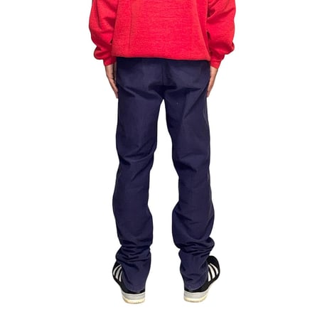 【USED】90's ARMANI JEANS Top Chinos Trousers Royal Navy