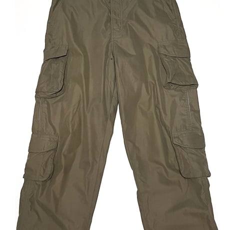 【USED】00's STUSSY MIXED FIBER 8-POCKET CARGO PANTS