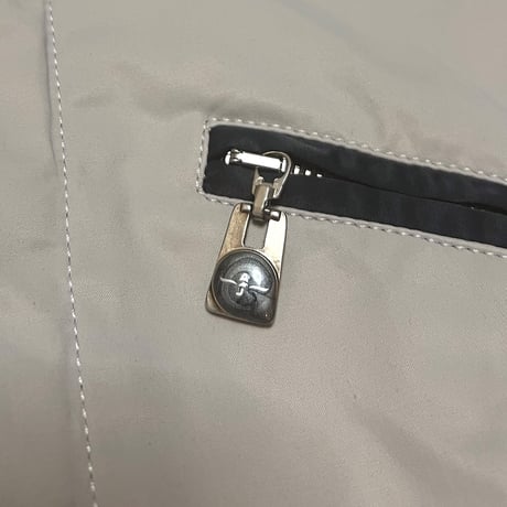 【USED】00's ARMANI JEANS LIGHT SHELL HOODED ZIP JACKET