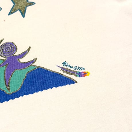 【USED】90's We the people of the earth T-shirt