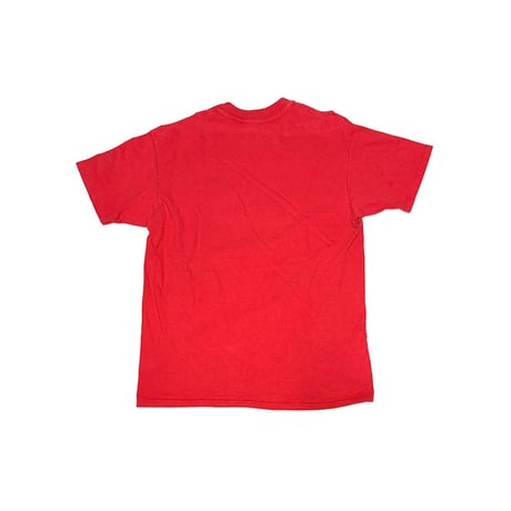 【USED】90's REAL SKATEBOARDS OVAL LOGO T-SHIRT RED