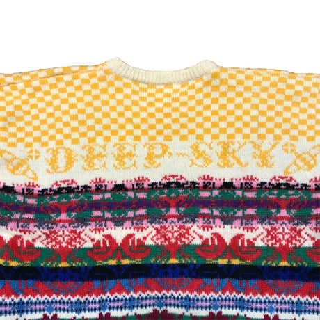 【USED】80'S VIVIENNE WESTWOOD "DEEP SKY" KNIT SWEATER