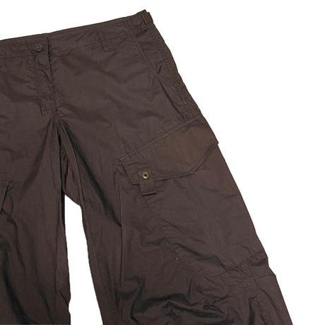 【USED】00's UNITED COLORS OF BENETTON Lightweight Nylon Cargo Pants
