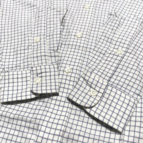 【USED】90'S RALPH LAUREN LATTICE CHECK B.D SHIRT
