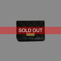 【USED】90'S MOSCHINO HEART LEATHER CARD CASE