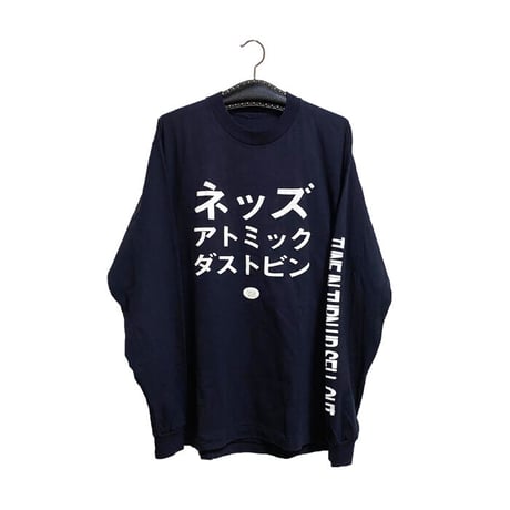 【USED】90'S NED'S ATOMIC DUSTBIN KATAKANA L/S T-SHIRT