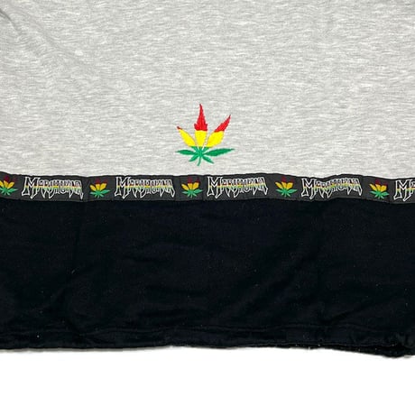 【USED】90'S MARIHUANA ASYMMETRY DESIGN PARKA