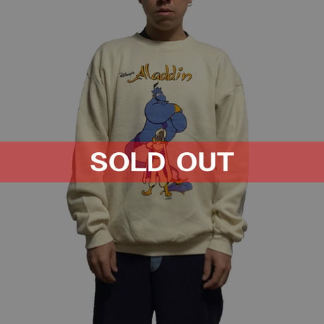 【DEADSTOCK】90'S DISNEY ALADDIN SWEATSHIRT
