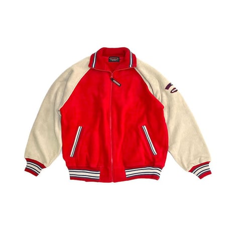 【USED】90'S-00'S VANS FLEECE VARSITY JACKET