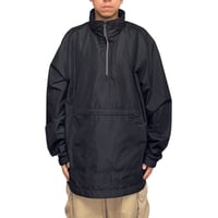【USED】00's NIKE Minimal Half-Zip Anorak Jacket Black