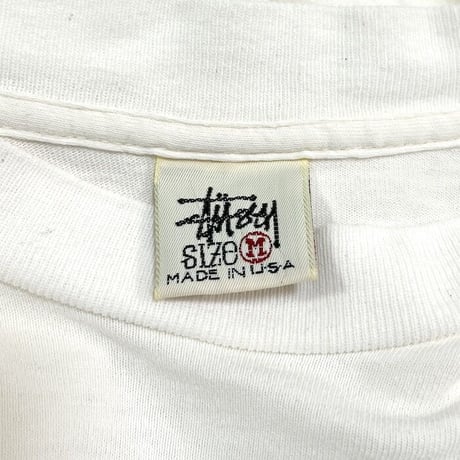 【USED】80'S-90'S STUSSY STUSNICS T-SHIRT