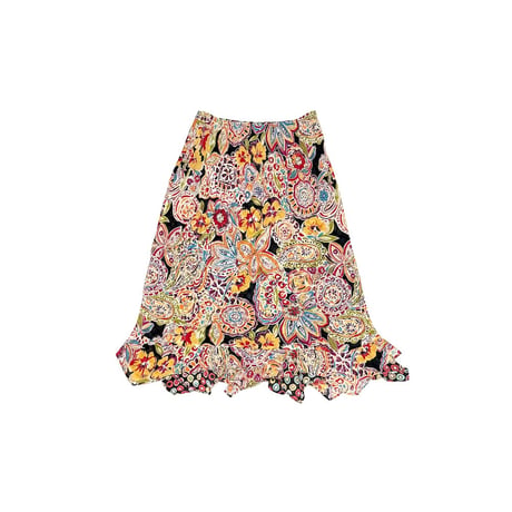 【USED】Vintage Double Vision Reversible Pattern Skirt