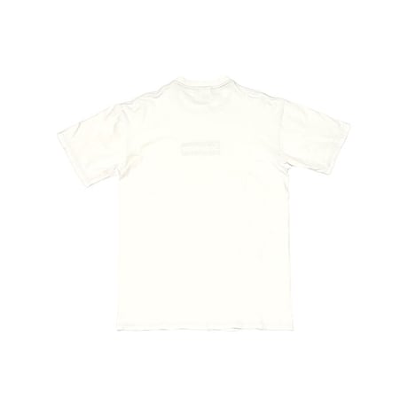 【USED】00's SUPREME NAVY ON WHITE BOX LOGO T-SHIRT