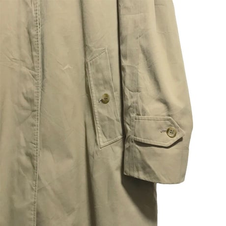 【USED】80'S BURBERRYS STAND FALL COLLAR COAT MADE IN ENGLAND