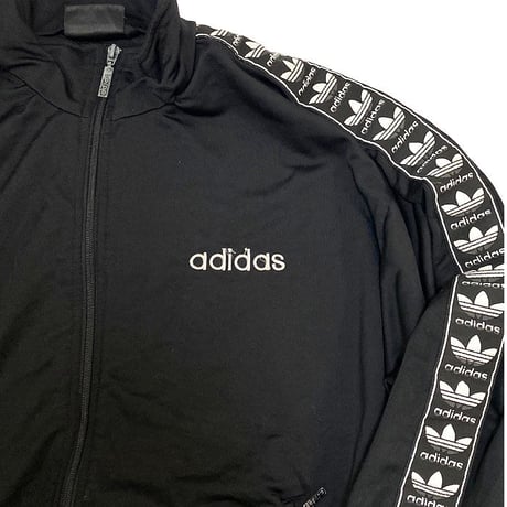 【USED】80'S-90'S ADIDAS TREFOIL LINE TRACK JACKET