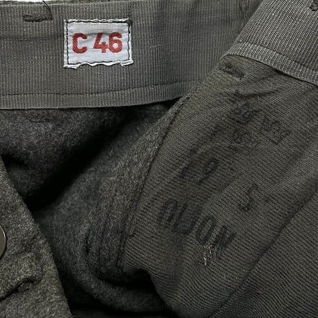 【USED】70'S SWEDISH ARMY M39 WOOL CARGO PANTS