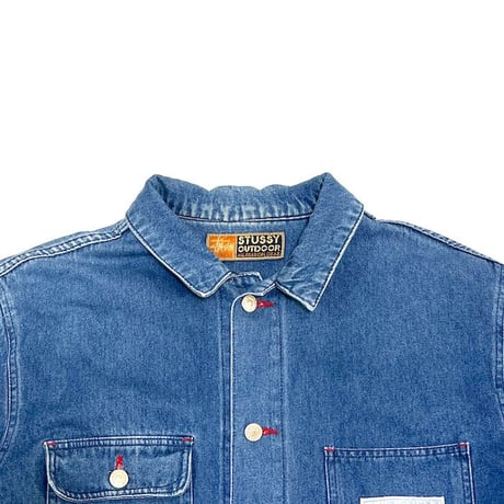 【USED】90'S STUSSY OUTDOOR DENIM COVERALL