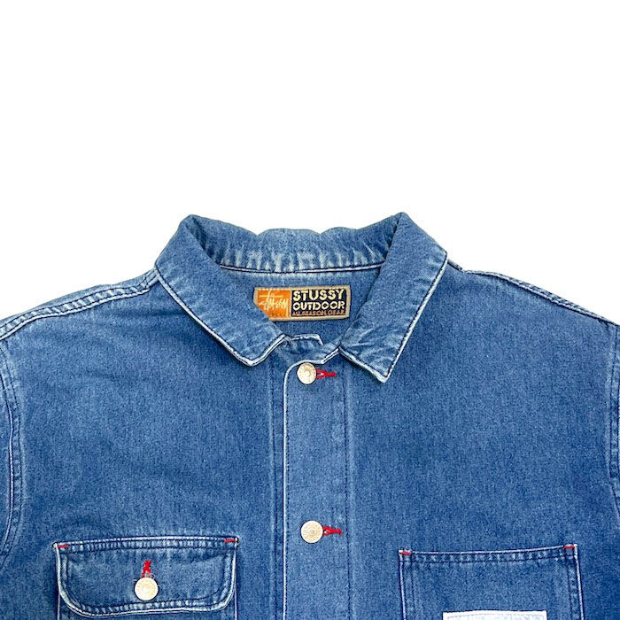 USED】90'S STUSSY OUTDOOR DENIM COVERALL | KONBINI